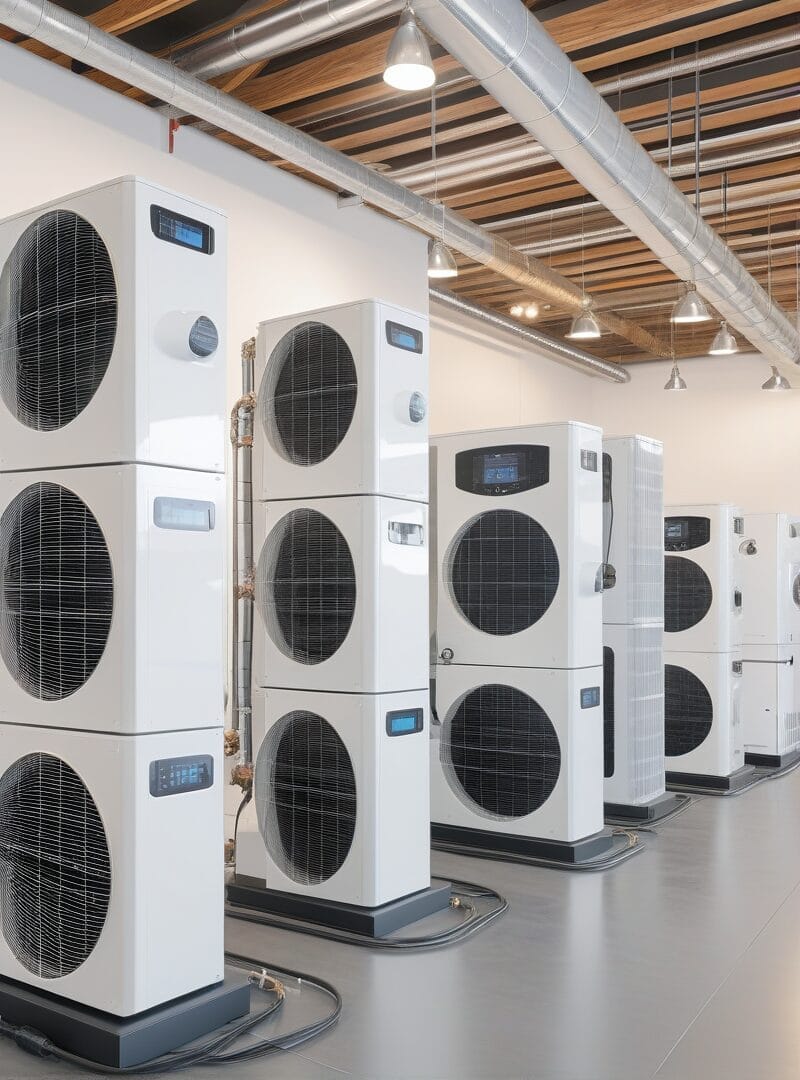 Unités extérieures PAC air-air installation Normandie