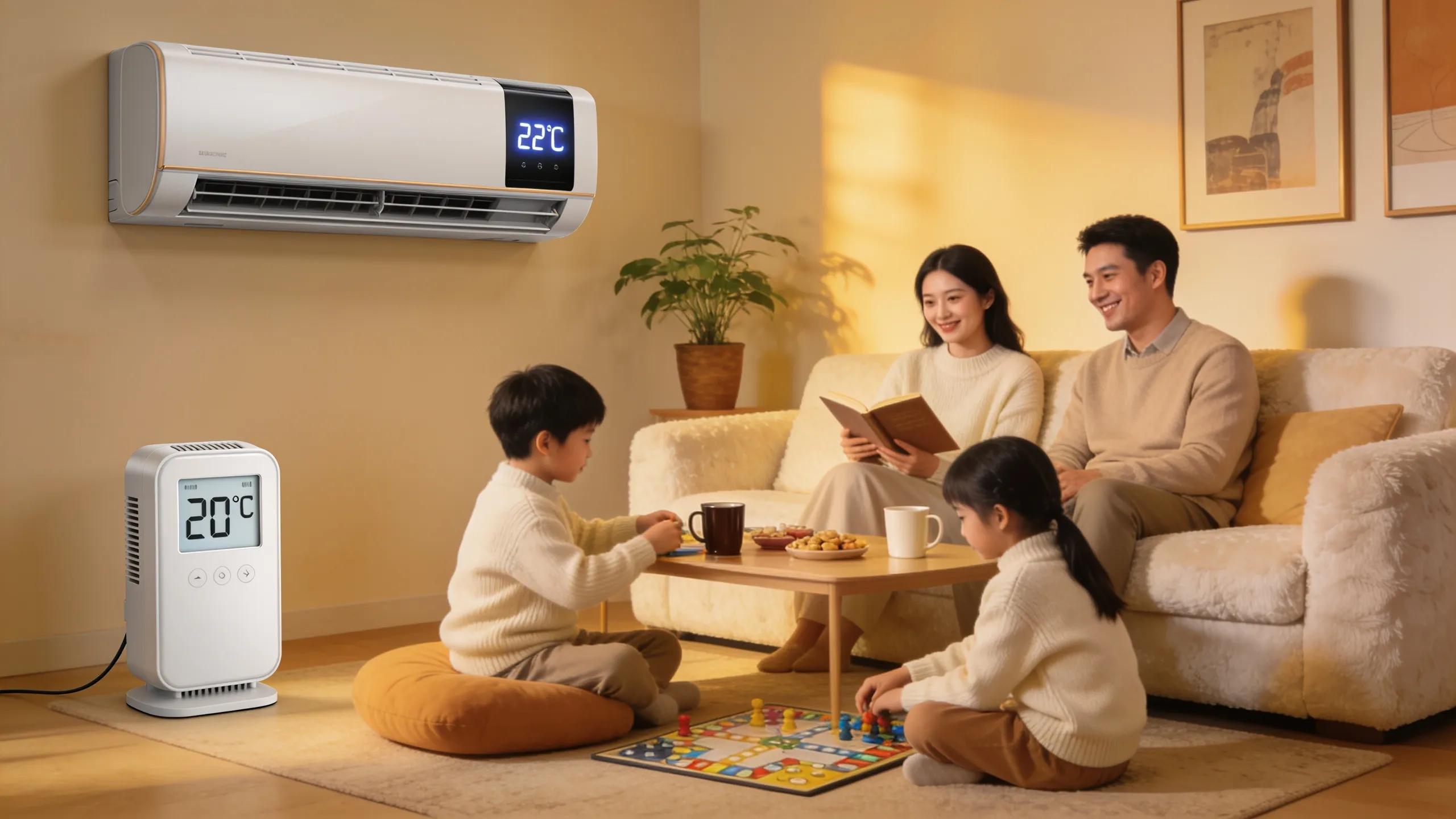 Cozy indoor space showcasing effective thermal insulation and modern heating solutions